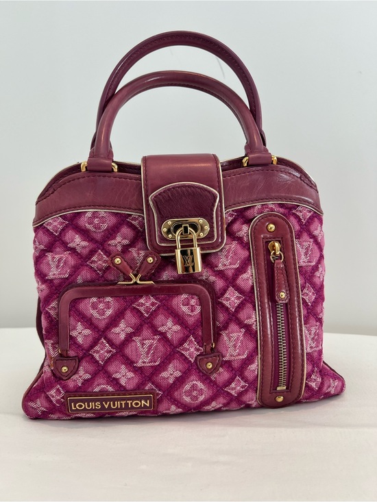 Louis Vuitton Handbags - Louis Vuitton Quilted Pink Monogram Satchel with Gold Hardware